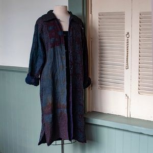 Kantha jacket coat New from vintage quilted saris